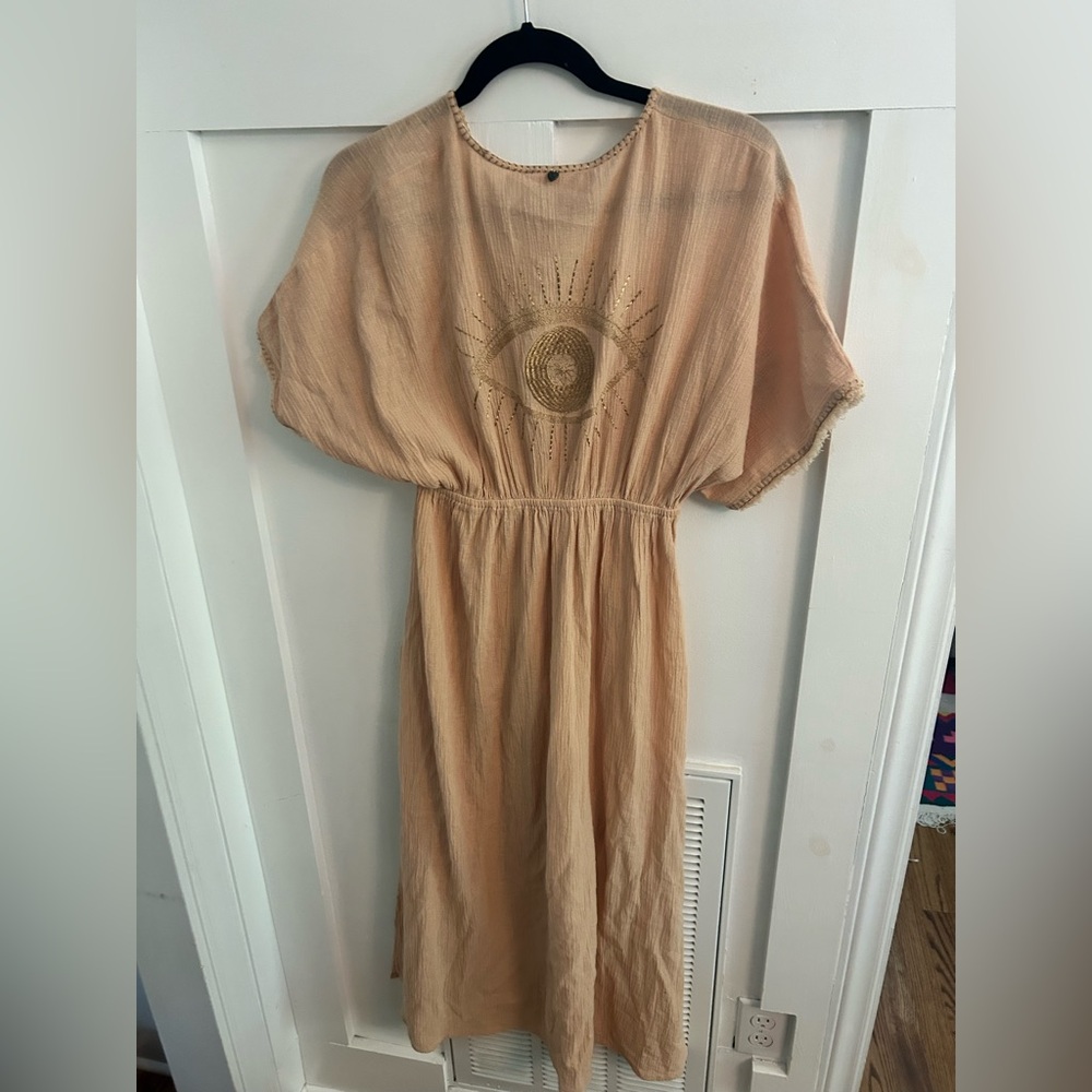 Z evil eye bohemian gauze cover up Dress size Medium
